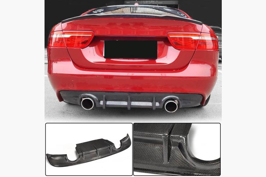 Jaguar XE 2016- Diffusore Posteriore Paraurti V2 (2015-2019, Carbonio) Image