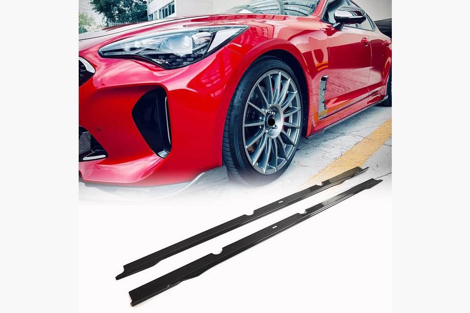 Kia Stinger 2017-2023 Minigonne Laterali (Carbonio) Image