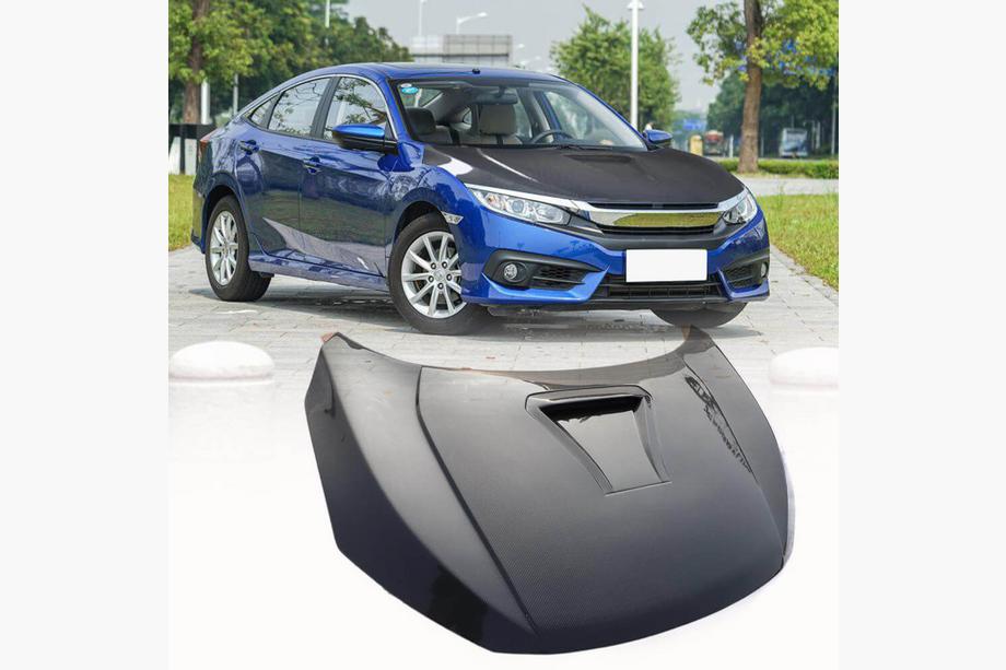 Honda Civic Sedan X 2016-2021 Cofano (Carbonio) Image