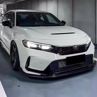 Labbro anteriore paraurti V2 (Carbonio) Honda Civic HB 2021- foto 3
