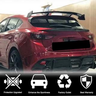 Spoiler V2 (HB, Carbonio) Mazda 3 2013-2019 foto 3