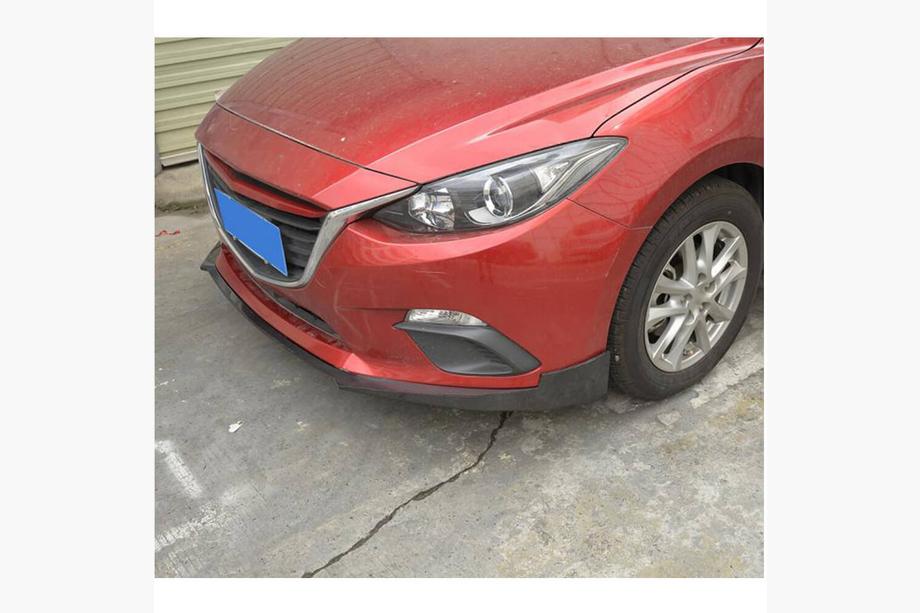 Mazda 3 2013-2019 Labbro Anteriore paraurti (2014-2016, Carbonio) Foto 4
