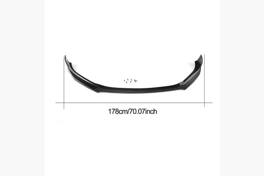 Mazda 3 2013-2019 Labbro Anteriore paraurti (2014-2016, Carbonio) Foto 6