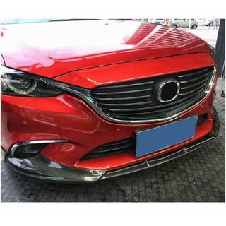 Labbro anteriore V1 per paraurti (2017-2019, Carbonio) Mazda 6 2012-2024 foto 2