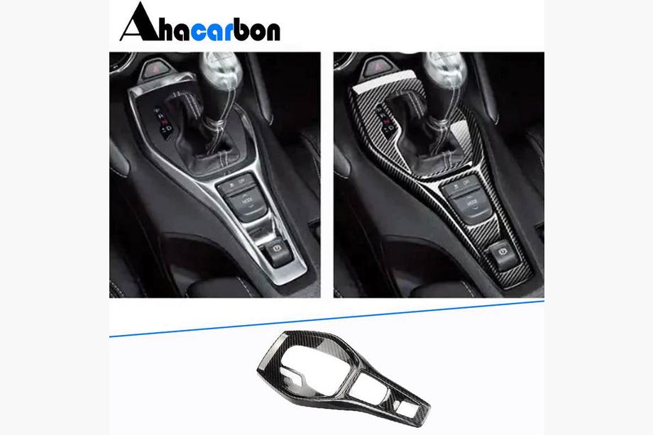 Chevrolet Camaro 2015- Cover per Selettore del Cambio (Carbonio) Image