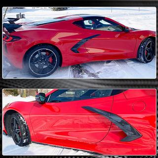 Coperture parafanghi posteriori in carbonio (2019-2022) Chevrolet Corvette C8 2019- foto 4