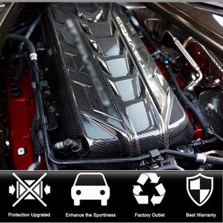 Copertura motore (2019-2022, Carbonio) Chevrolet Corvette C8 2019- foto 2