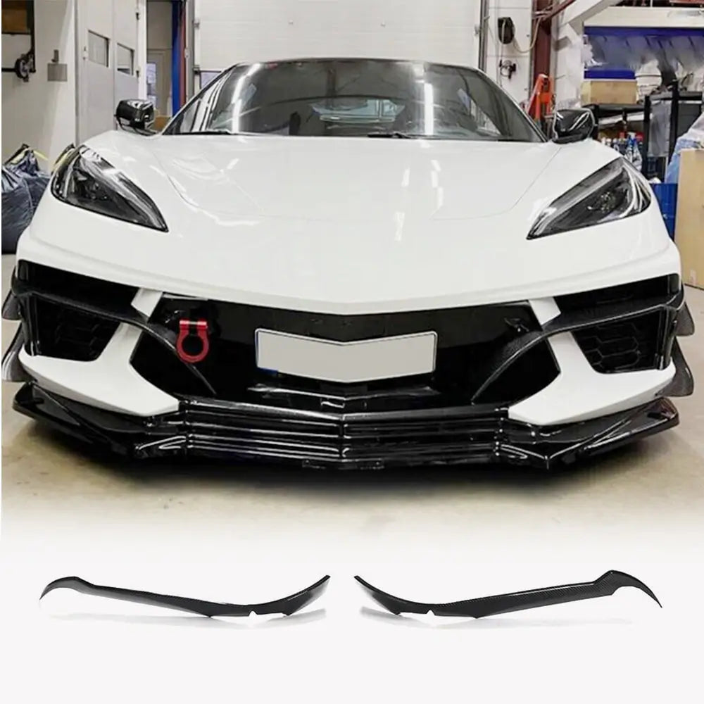Coperture Paraurti Anteriore in Carbonio (2019-2022) Chevrolet Corvette C8 2019- foto 1