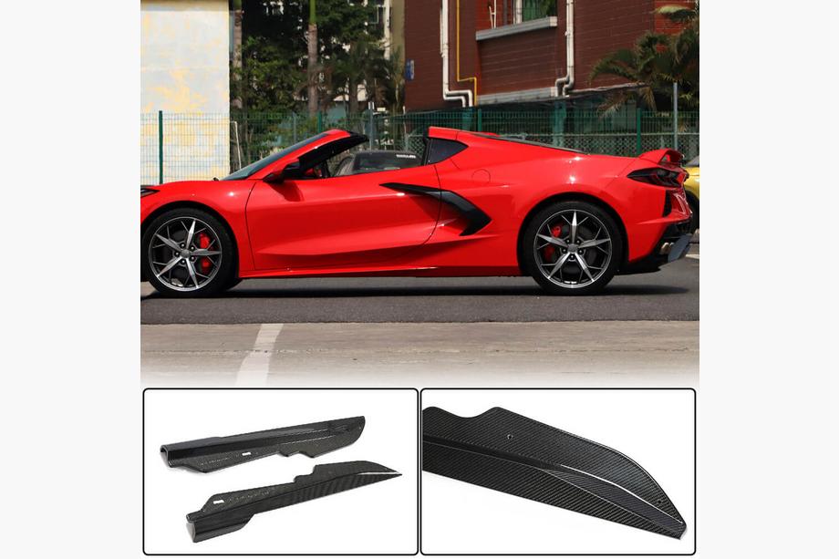 Chevrolet Corvette C8 2019- Minigonne Laterali (Carbonio) Foto 1