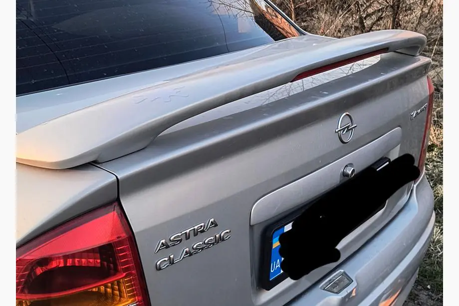 Opel Astra G classic 1998-2012 Spoiler Berlina (primer per verniciatura) Image