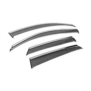 Deflettori Finestrini con Modanatura Cromata Niken Luxury (4 pz) Audi Q3 2011-2019 foto 4