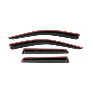 Deflettori Finestrini con Modanatura Cromata Niken Luxury (4 pz) foto 4