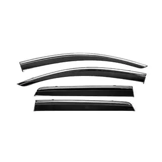 Deflettori Finestrini con Modanatura Cromata Niken Luxury (4 pz) Dodge Journey 2008-2020 foto 1
