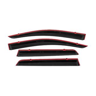 Deflettori Finestrini con Modanatura Cromata Niken Luxury (4 pz) Dodge Journey 2008-2020 foto 4