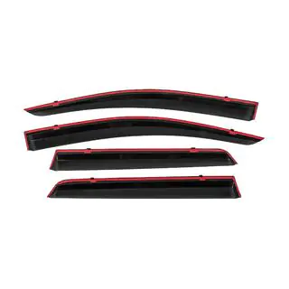 Deflettori Finestrini con Modanatura Cromata Niken Luxury (4 pz) Dodge Journey 2008-2020 foto 4
