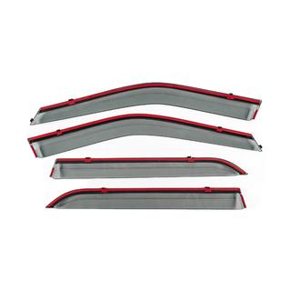 Deflettori Finestrini con Modanatura Cromata Niken Luxury (4 pz) foto 4