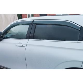 Deflettori Finestrini con Modanatura Cromata Niken Luxury (EU/Asia, 4 pz) foto 4