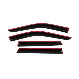 Deflettori Finestrini con Modanatura Cromata Niken Luxury (4 pz) Jeep Grand Cherokee WK2 2010-2021 foto 4