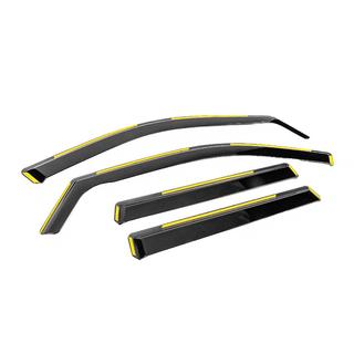 Deflettori aria ad incastro Niken Luxury (4 pz) Jeep Grand Cherokee WK2 2010-2021 foto 3