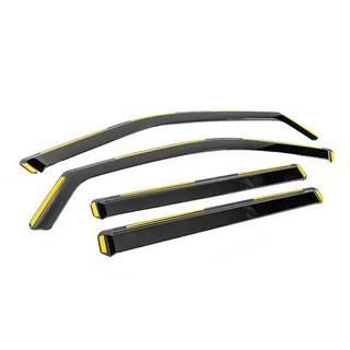 Deflettori aria ad incastro Niken Luxury (4 pz) Jeep Compass 2016- foto 3
