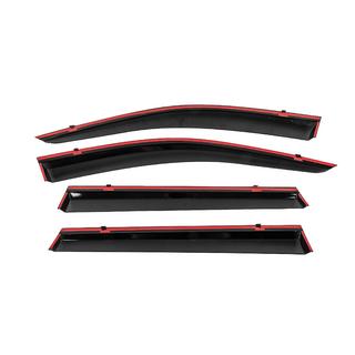 Deflettori Finestrini con Modanatura Cromata Niken Luxury (4 pz) Jeep Cherokee KL 2013- foto 4
