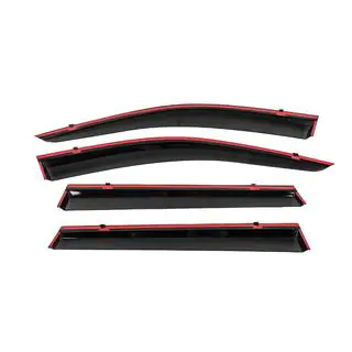 Deflettori Finestrini con Modanatura Cromata Niken Luxury (4 pz) foto 4