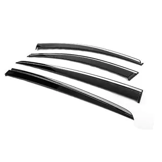 Deflettori Finestrini con Modanatura Cromata Niken Luxury (4 pz) foto 3
