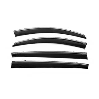 Deflettori Finestrini con Modanatura Cromata Niken Luxury (4 pz) Kia Sportage 2010-2015 foto 2