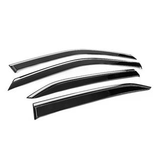 Deflettori Finestrini con Modanatura Cromata Niken Luxury (4 pz) Mitsubishi Eclipse Cross 2017- foto 3