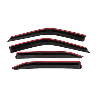 Deflettori Finestrini con Modanatura Cromata Niken Luxury (4 pz) foto 4
