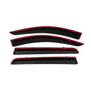 Deflettori Finestrini con Modanatura Cromata Niken Luxury (4 pz) foto 4
