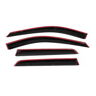 Deflettori Finestrini con Modanatura Cromata Niken Luxury (4 pz) Nissan Pathfinder R53 2021- foto 4