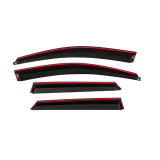 Deflettori Finestrini con Modanatura Cromata Niken Luxury (4 pz) foto 4