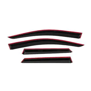 Deflettori Finestrini con Modanatura Cromata Niken Luxury (4 pz) foto 4
