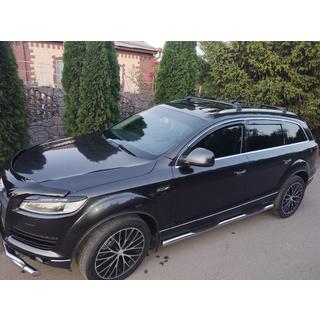 Barre portatutto (trasversali) per barre longitudinali integrate Skybar V2 120 cm (set 2 pezzi) Audi Q7 2005-2015 foto 1