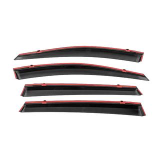 Deflettori Finestrini con Modanatura Cromata Niken Luxury (4 pz) foto 4