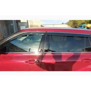 Deflettori Finestrini con Modanatura Cromata Niken Luxury (4 pz) foto 2
