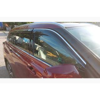 Deflettori Finestrini con Modanatura Cromata Niken Luxury (4 pz) foto 1