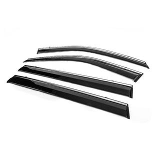 Deflettori Finestrini con Modanatura Cromata Niken Luxury (4 pz) foto 4