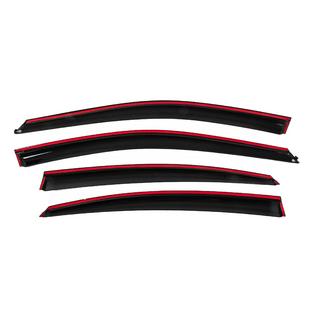 Deflettori Finestrini con Modanatura Cromata Niken Luxury (4 pz) foto 4