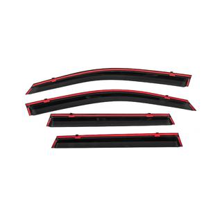 Deflettori Finestrini con Modanatura Cromata Niken Luxury (4 pz) foto 4