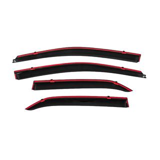 Deflettori Finestrini con Modanatura Cromata Niken Luxury (4 pz) foto 4