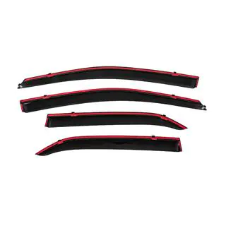 Deflettori Finestrini con Modanatura Cromata Niken Luxury (4 pz) foto 4
