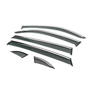 Deflettori finestrini Niken Luxury con modanatura cromata (per Terramont X, 6 pz) foto 2