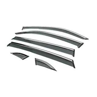 Deflettori finestrini Niken Luxury con modanatura cromata (per Terramont X, 6 pz) foto 2