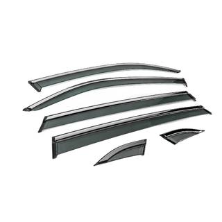 Deflettori finestrini Niken Luxury con modanatura cromata (per Terramont X, 6 pz) foto 3
