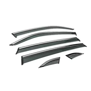 Deflettori finestrini Niken Luxury con modanatura cromata (per Terramont X, 6 pz) foto 3