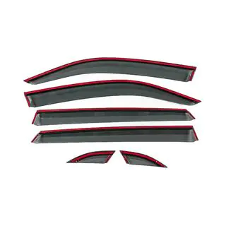 Deflettori finestrini Niken Luxury con modanatura cromata (per Terramont X, 6 pz) foto 4