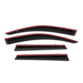 Deflettori Finestrini con Modanatura Cromata Niken Luxury (4 pz) foto 4