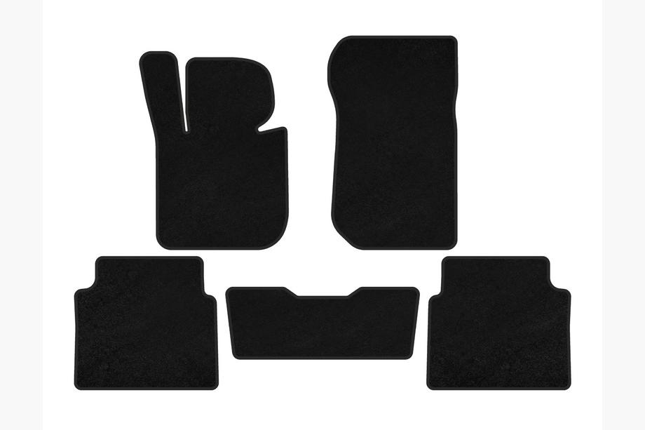 BMW 3 Series E36 1990-2000 Tappetini in tessuto Deluxe (Nero) Image